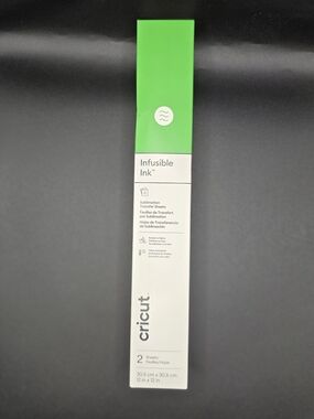 Cricut Infusible Ink Transfer Sheets - Bright Green & White Packaging